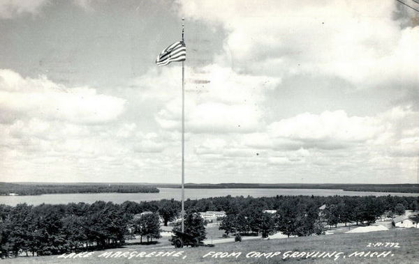 Camp Grayling - Old Postcard View